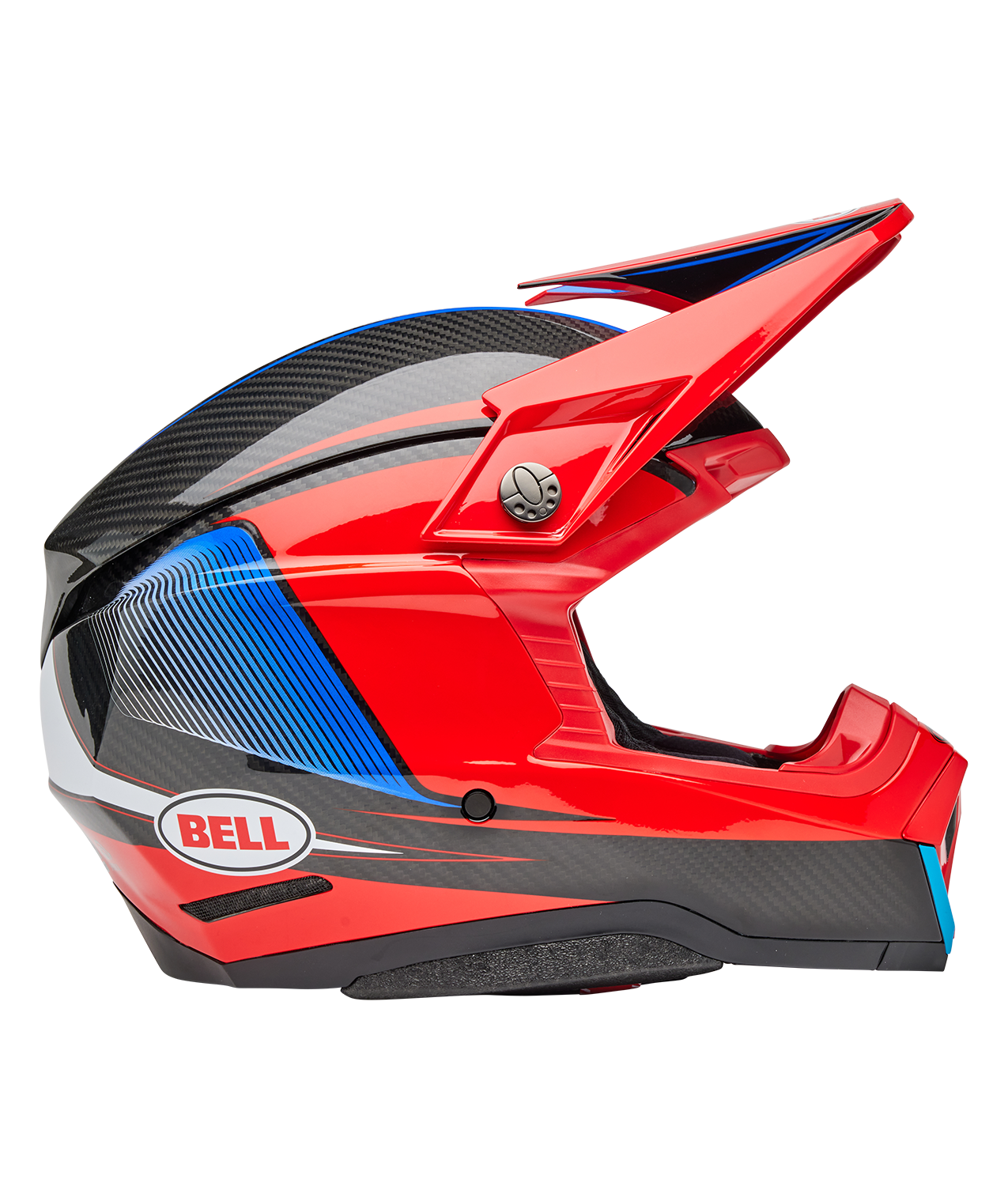 Bell Moto 10 Spherical Helmet - Evade Gloss Red/Black