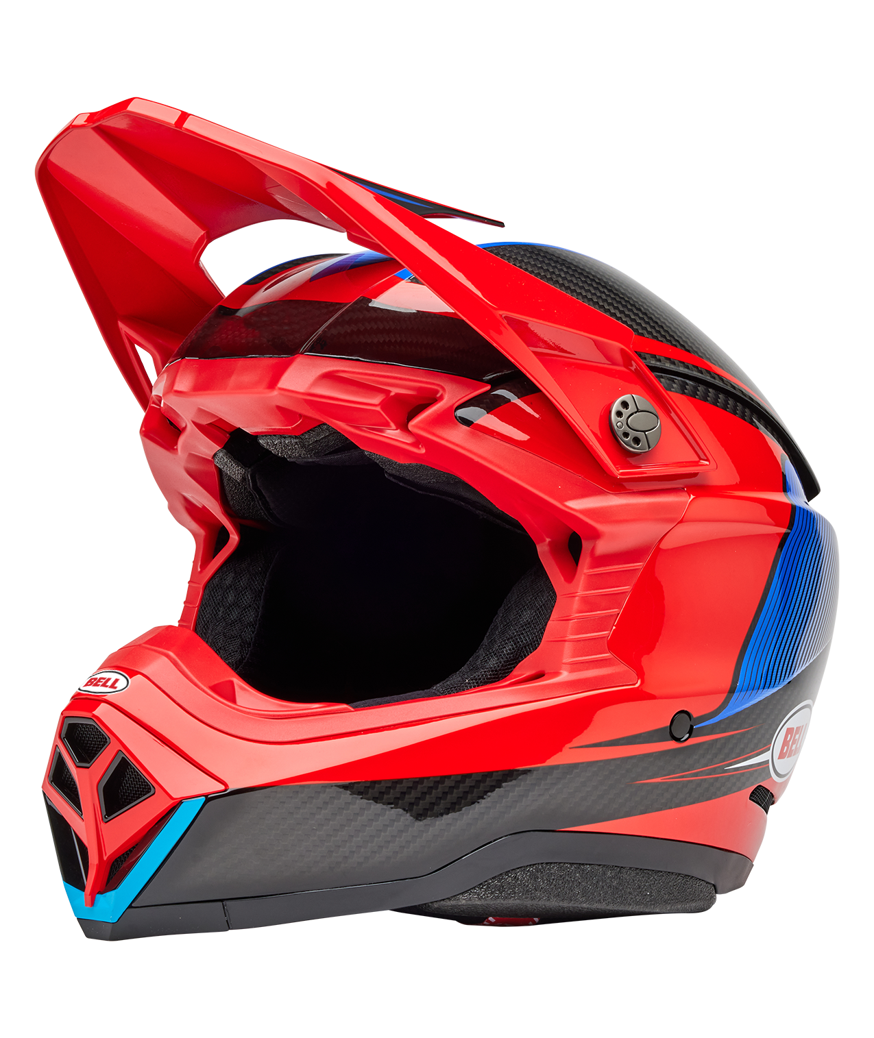 Bell Moto 10 Spherical Helmet - Evade Gloss Red/Black