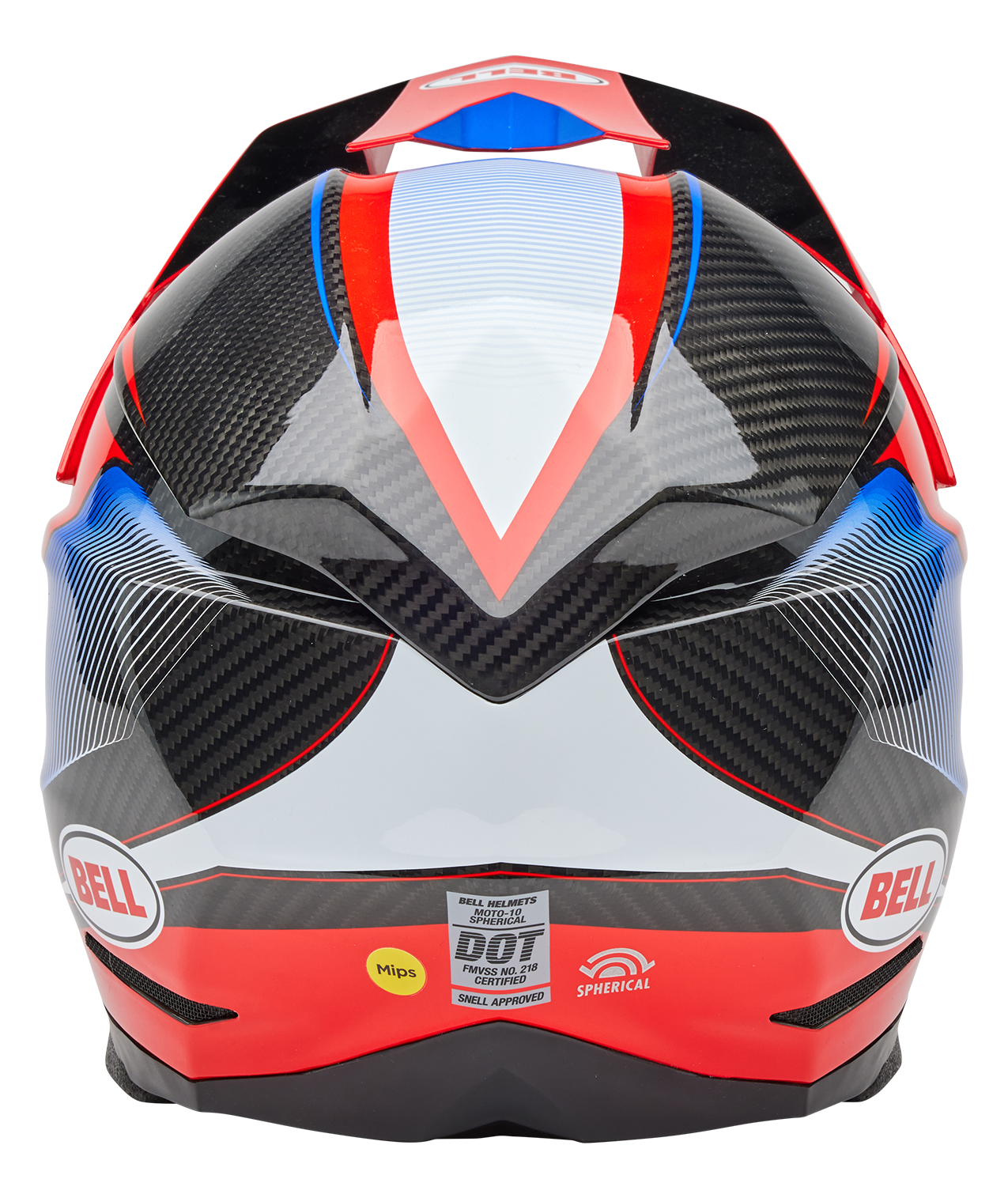 Bell Moto 10 Spherical Helmet - Evade Gloss Red/Black