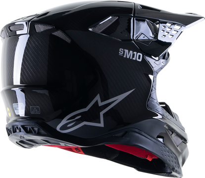 2023 SUPERTECH M10 SOLID HELMET - Gloss Black/Carbon