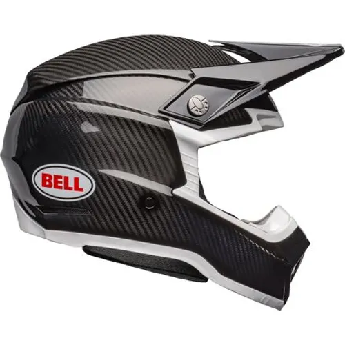 Bell Moto-10 Spherical Helmet - Gloss Black/White