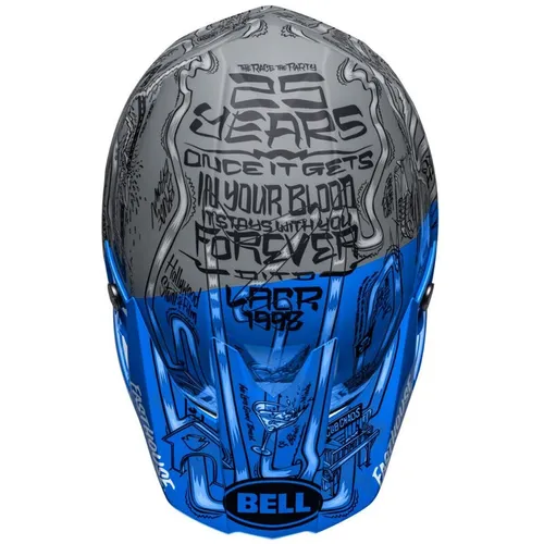 NEW Bell Moto 10 Spherical - DIDT 23 Matte/Gloss Blue/Grey