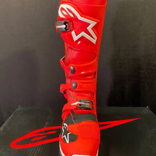 New Alpinestars Tech 7 Mx Boots - Red - Sizes 7-13