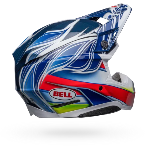NEW Bell Moto 10 Spherical - Tomac Replica 23 Gloss Blue/Whi
