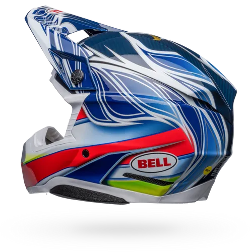 NEW Bell Moto 10 Spherical - Tomac Replica 23 Gloss Blue/Whi