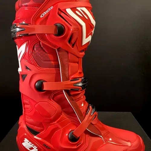 New Alpinestars Tech 10 Mx Boots - Red