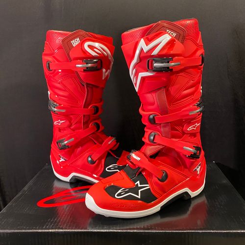 NEW Alpinestars Tech 7 Red Boots - Sizes 7-13