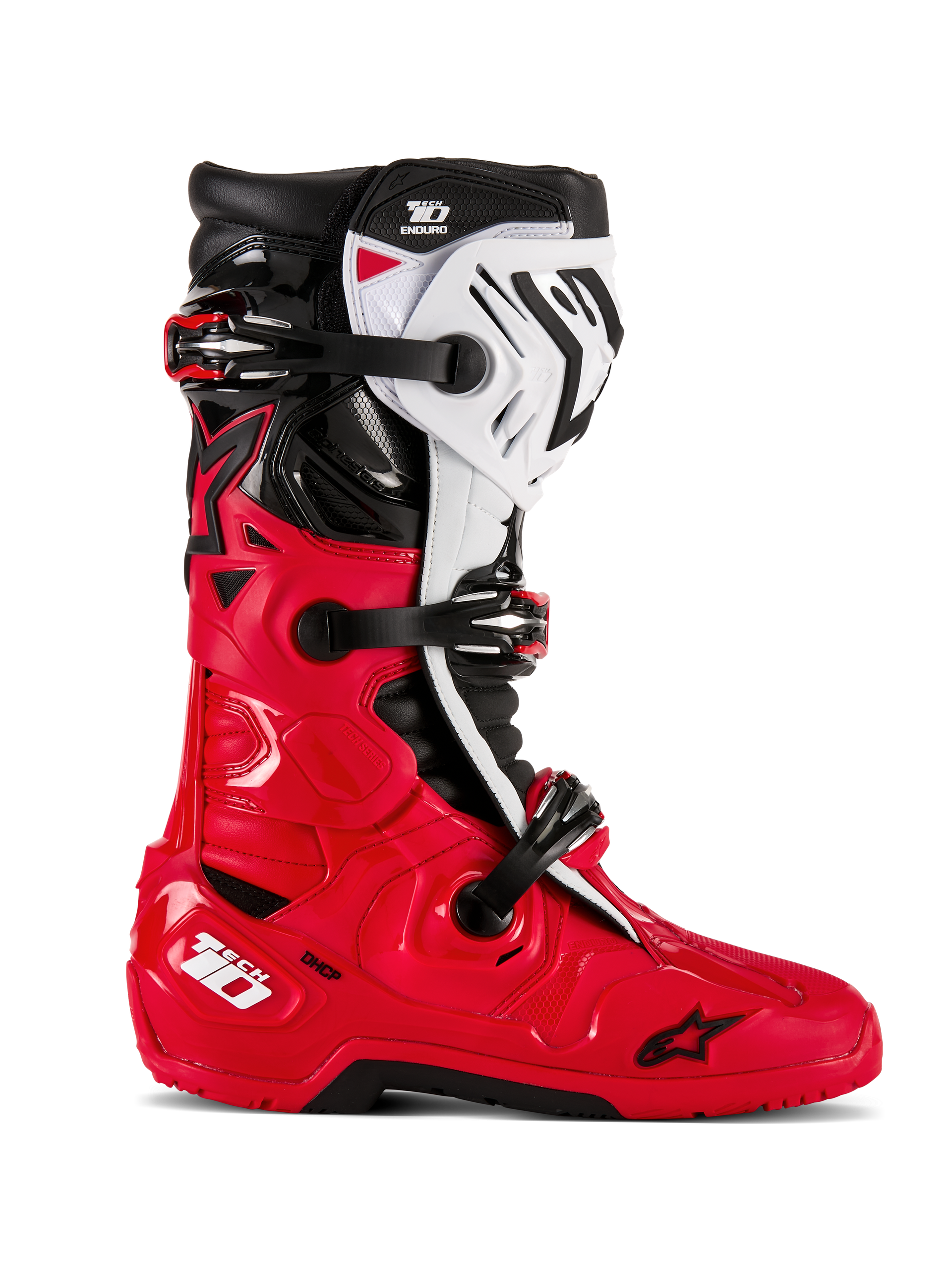 Alpinestars Tech 10 Enduro Boots - Red/White/Black