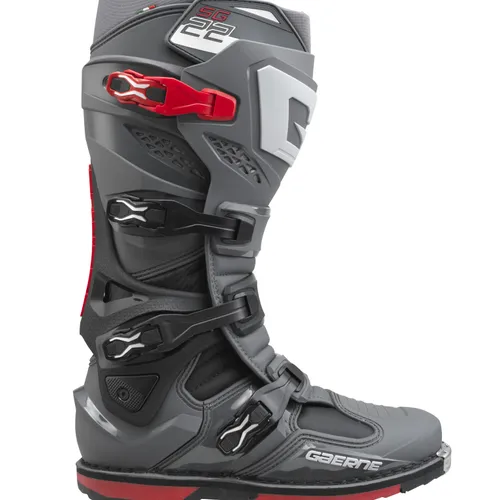 NEW Gaerne SG-22 Boots // Anthracite/Black/Red