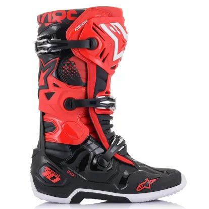 CLOSEOUT Alpinestars Tech 10 Boots - Red/Black - Size 12