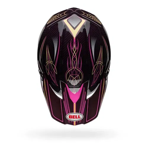 NEW Bell Moto 10 Spherical Helmet - Tagger Purple Haze Gloss Purple/Gold