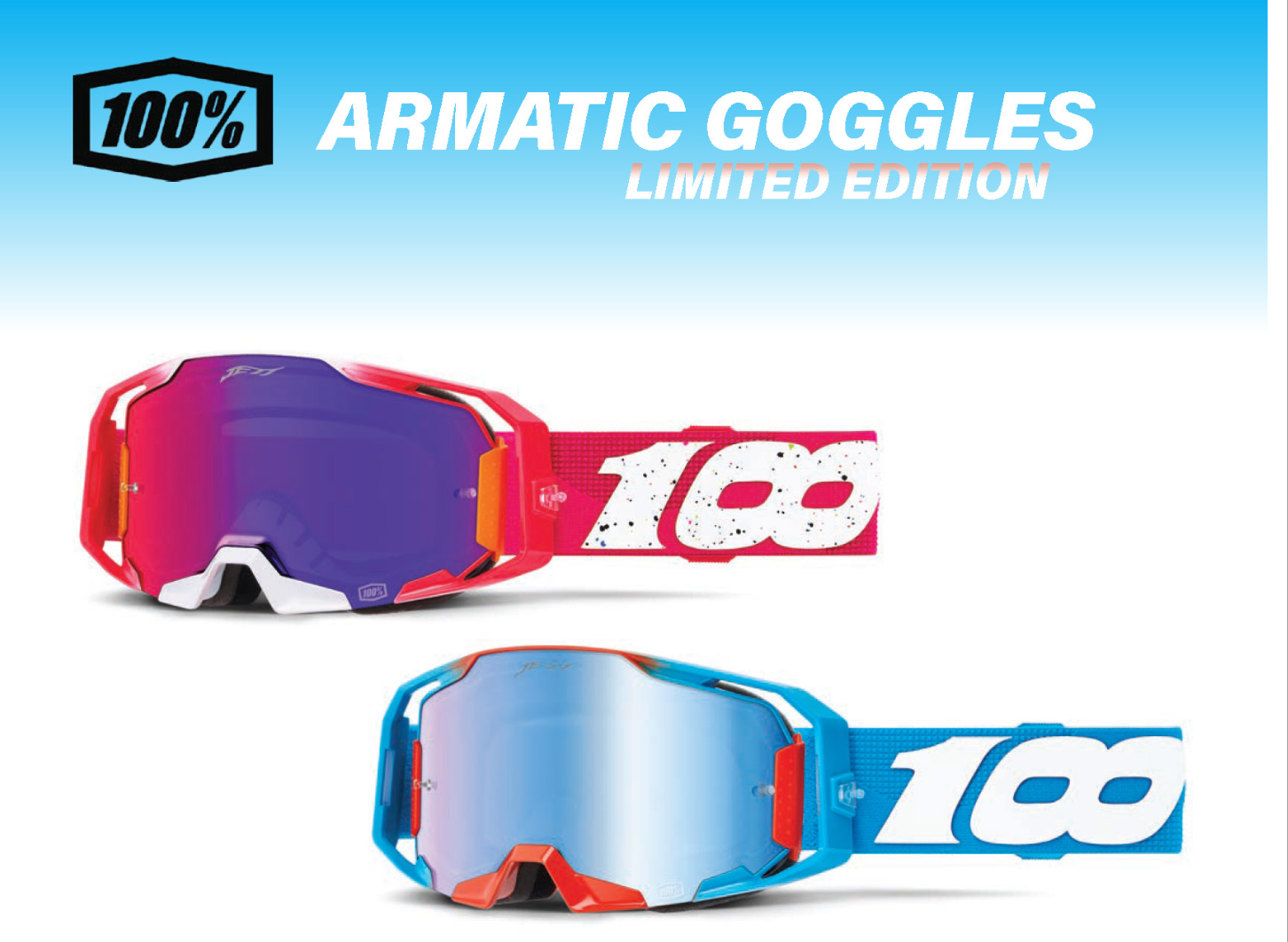 Limited Edition 100% ARmatic Goggle Pack - Jett Lawrence 2 Pack
