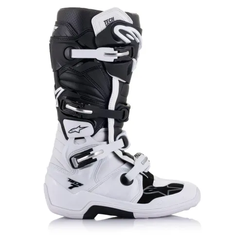 New Alpinestars Tech 7 Boots - Black/White - Size 10