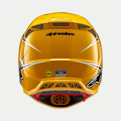 2024 Alpinestars Supertech M10 "AMPRESS" Helmet - Black/White Matte