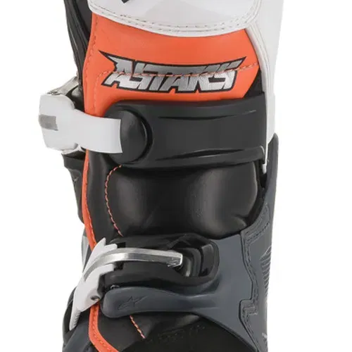 Closeout! Alpinestars Tech 7s Youth Boots - Black/Gray/White/Orange