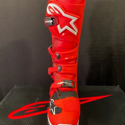 New Alpinestars Tech 7 Boots - Red - Size 9