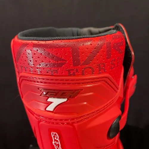 New Alpinestars Tech 7 Boots - Red - Size 9