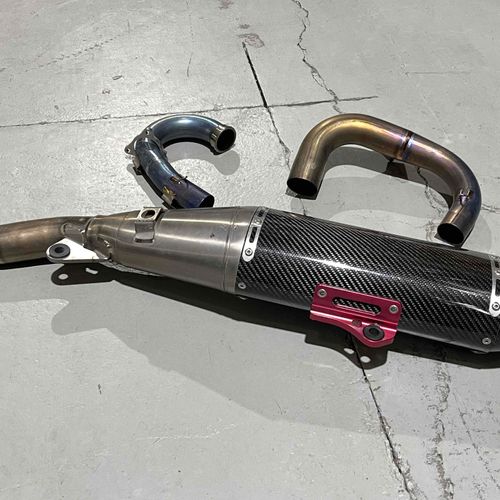 Yoshimura Rs-4 Yamaha Titanium Full Exhaust With Carbon Muffler