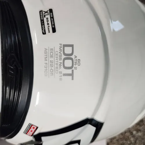 6D ATR-2 Helmet Solid White