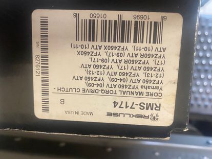 Reuse Clutch For Yfz