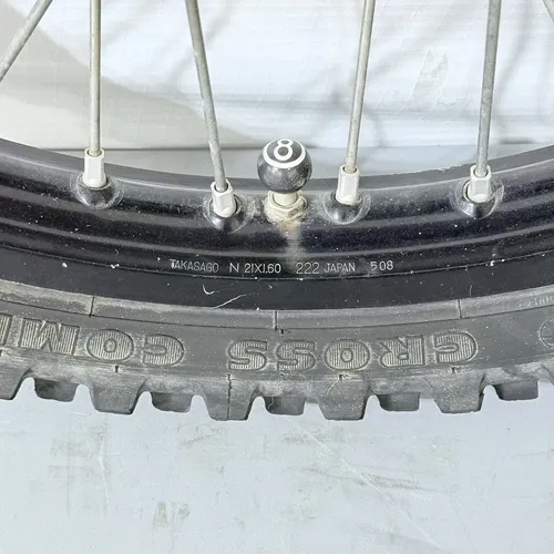 2009 Yamaha YZ450F OEM Excel 21" Front Wheel Rim Hub 03 - 11 YZ 250F 450F