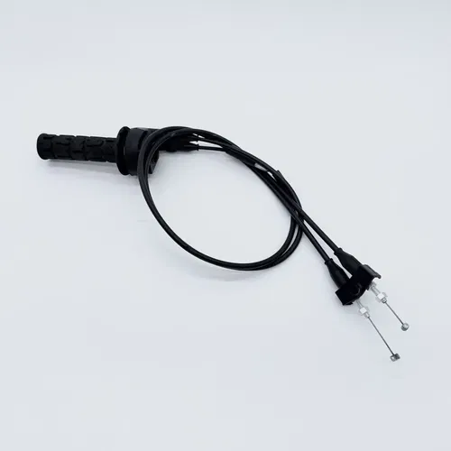 2008 - 2012 Suzuki RMZ 450 OEM Throttle Housing Tube Grip Cables Assembly (B)