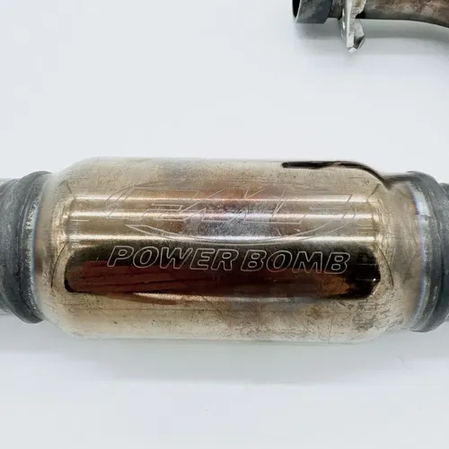 2004 - 2005 Kawasaki KX250F FMF PowerCore 4 Muffler PowerBomb Header KX 250F