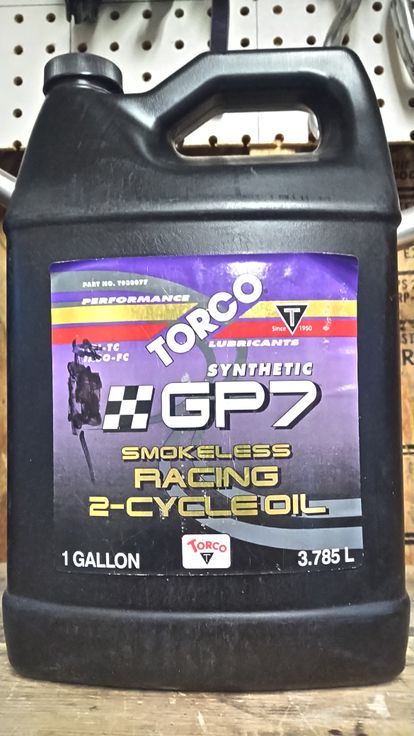 Torco GP7 2 cycle oil. 1 Gallon