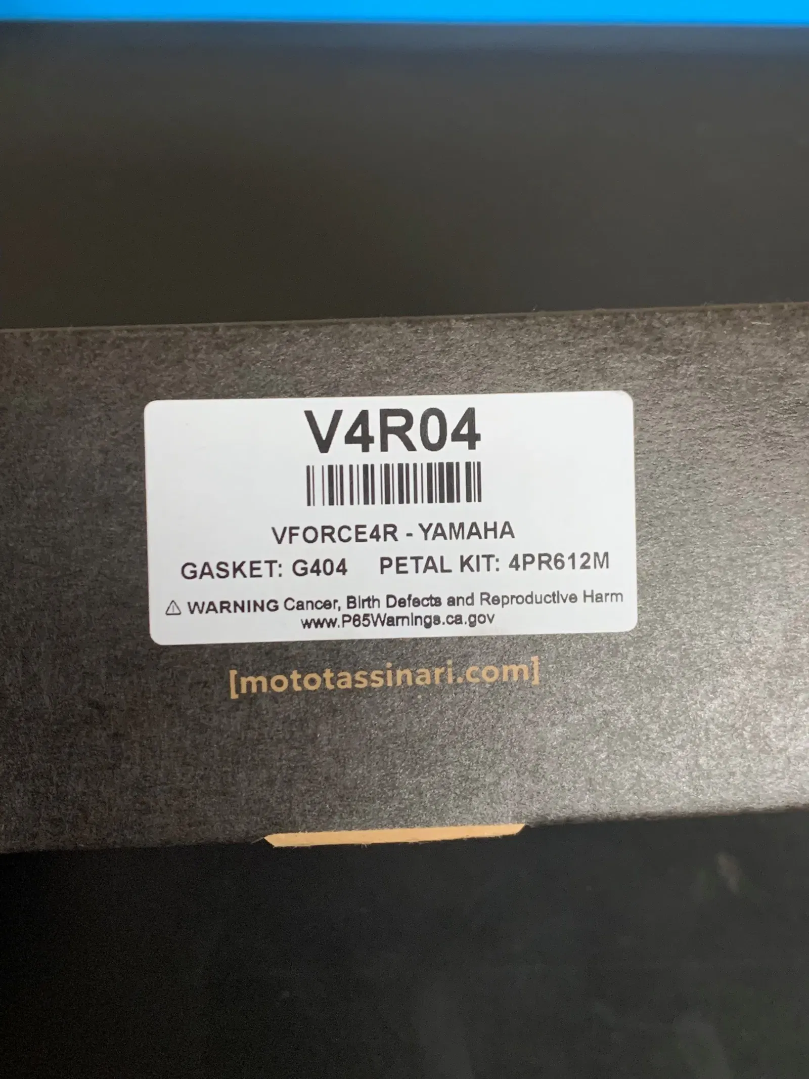 V-Force 4R Reed Valve Yamaha YZ125 VForce 4PR612M V-Force 4R Reed Valve Yamaha YZ125 VForce 4PR612M