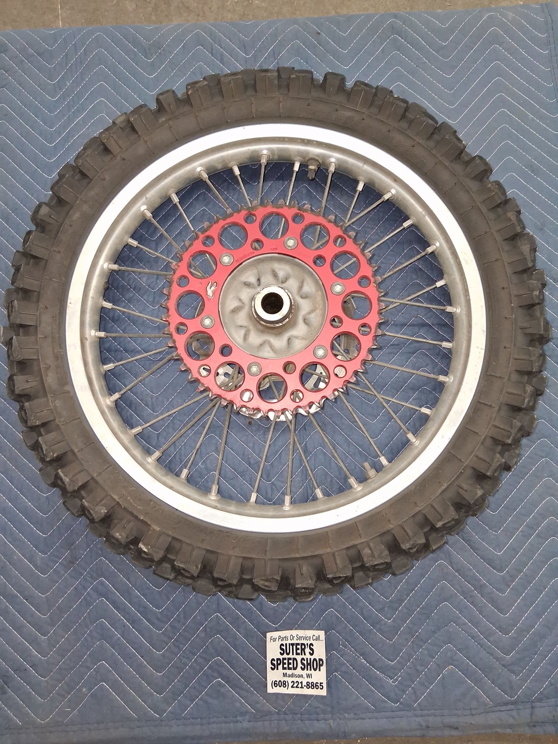 2005 Honda CRF 450R rear Rim Wheel