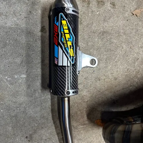 Bills Pipe Cone Header Carbon Silencer 2023 2024 KTM Husqvarna 125 SX TC Exhaust