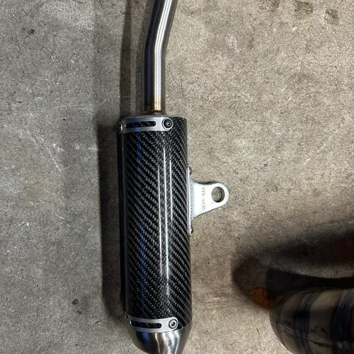 Bills Pipe Cone Header Carbon Silencer 2023 2024 KTM Husqvarna 125 SX TC Exhaust