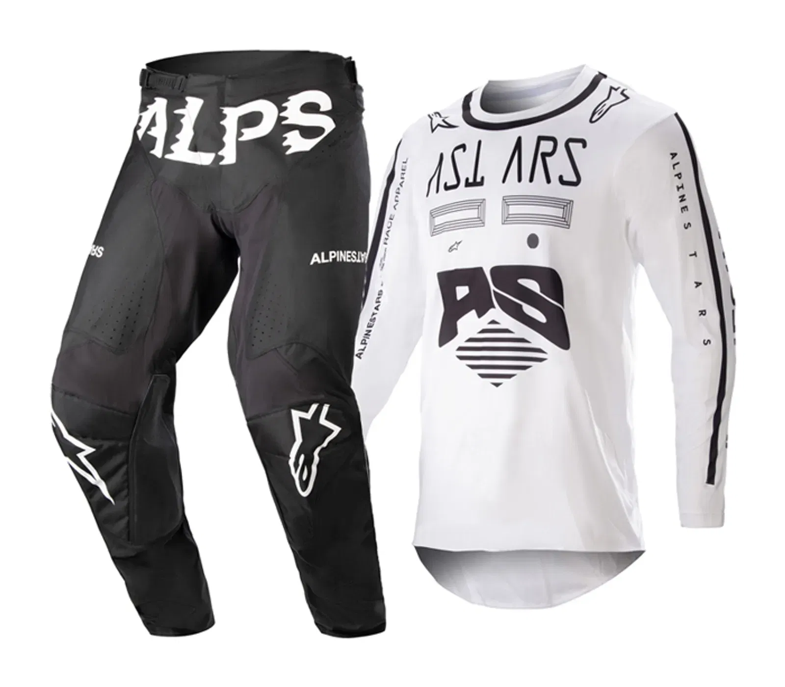 Alpinestars Motocross Gear 2023 Racer Found White Black