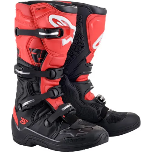 Tech 5 Boots - Black/Red- US 10