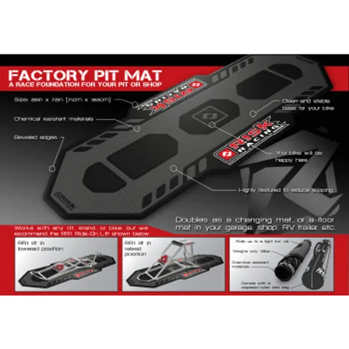 Factory Pit Mat - Gray/Black