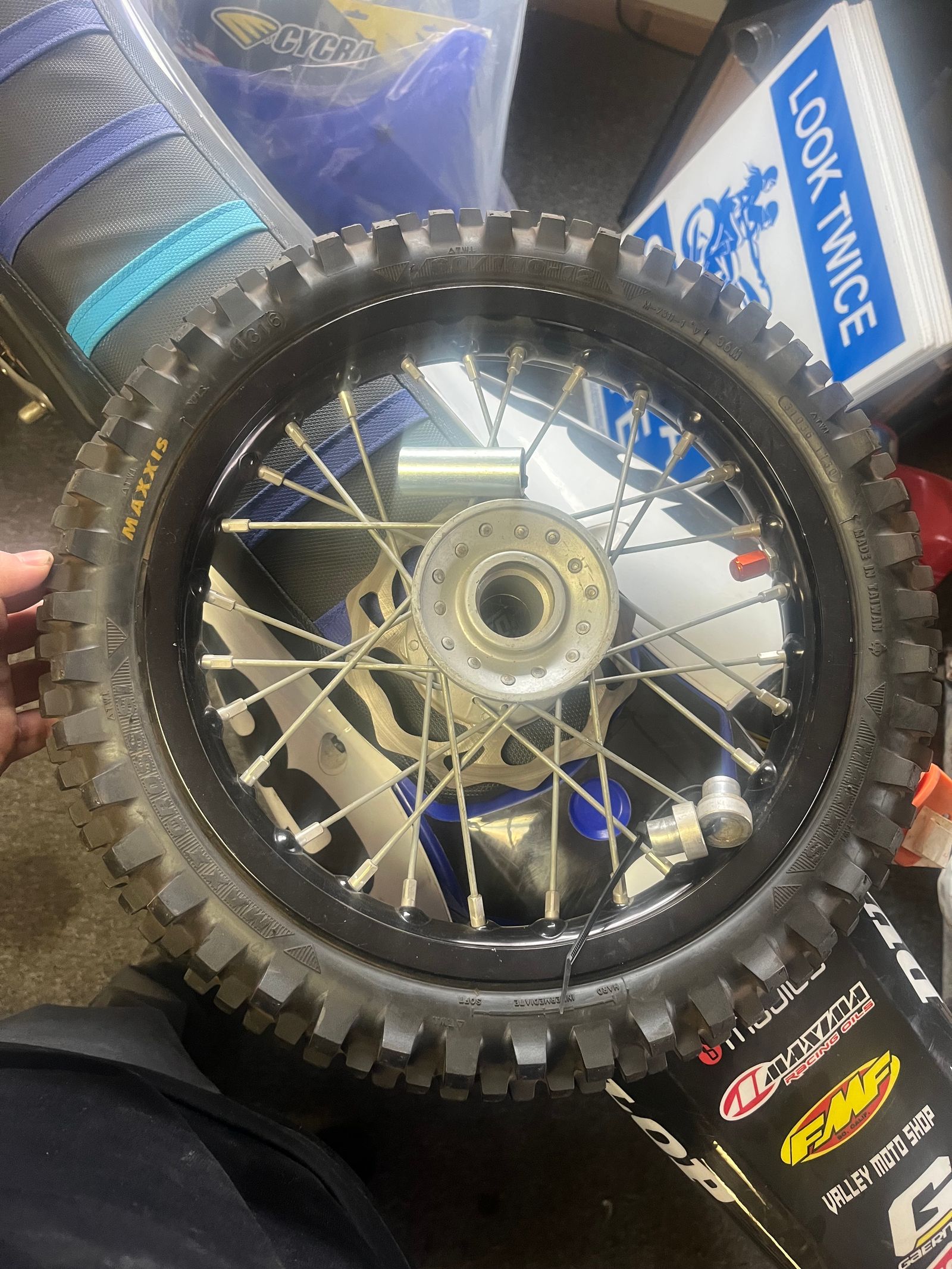 Ktm 12 inch Front Rim and TIre never used - Wheels