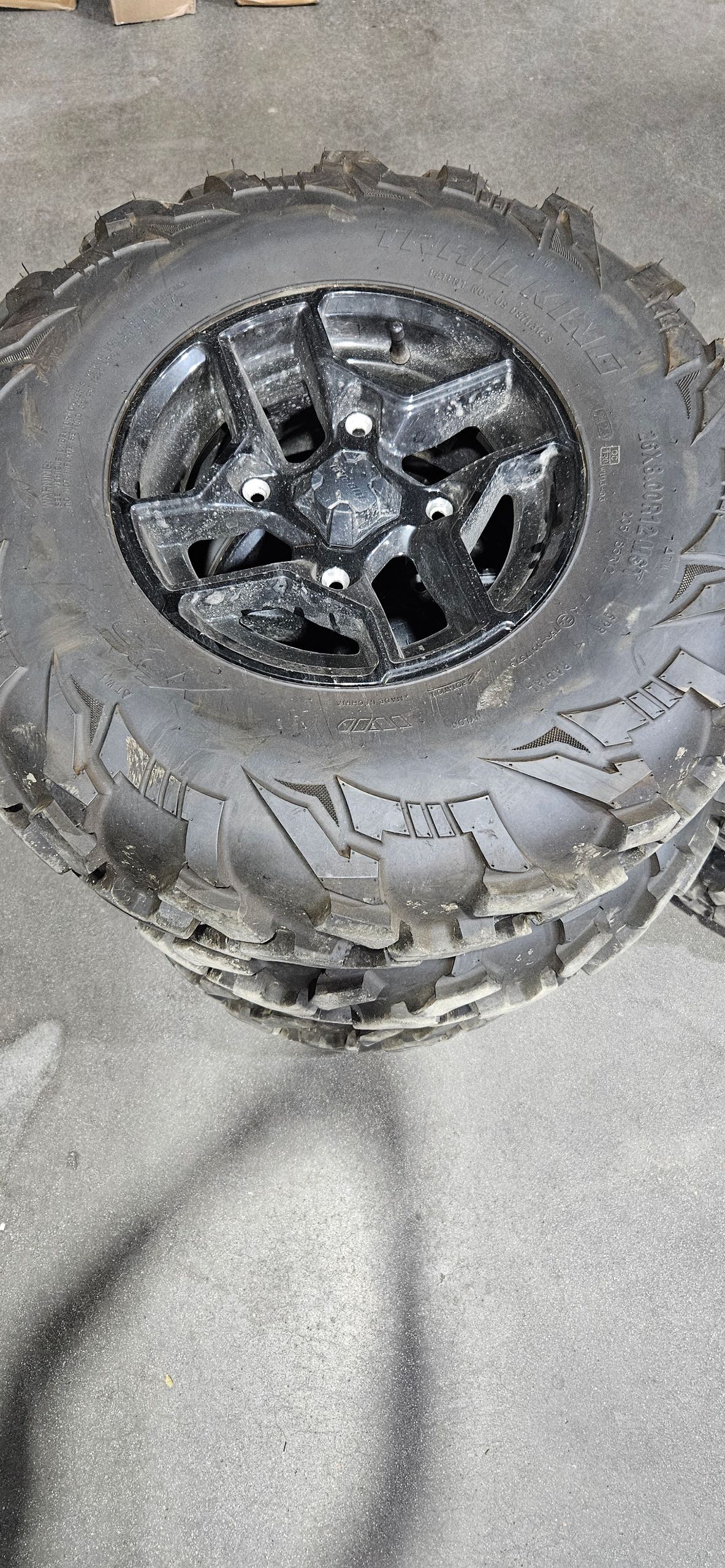 can-am outlander atv/utv wheel and tire combo