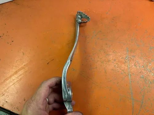 Polished Rear Brake Pedal Lever 2017 KTM 250 XCW 67.8 hrs  2017-2023