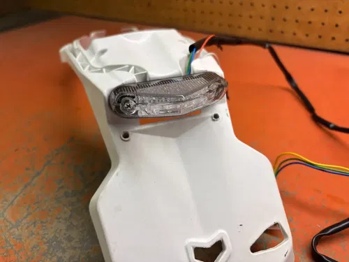 TacoMoto Tail Tidy Brake / Turn / Tail light Combo White KTM 500 EXC-F 2017-2019