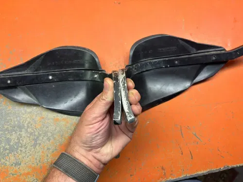 Cycra Probend Black Handguards Damage w/o mounts