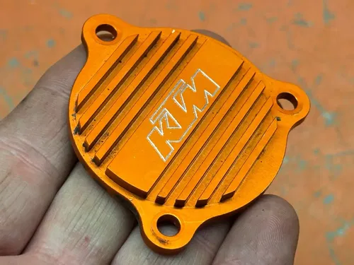 Oil Pump Cover with Cooling Fins SXS  - 2010 KTM 530 EXC FE501 530 450 2008-2016