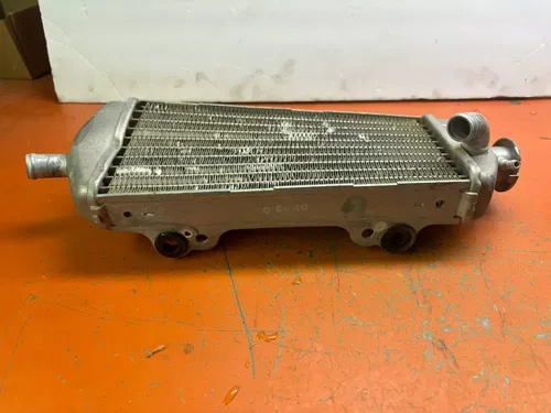 OEM Left Fill Side Radiator (bent - no leaks) * RFS 4-Stroke KTM * 2003-2007