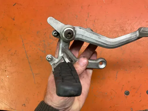 07-11 Ktm 990 Super Duke right Rearset Rear Set Driver Foot Peg Rest Stop OEM