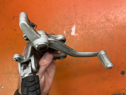 07-11 Ktm 990 Super Duke right Rearset Rear Set Driver Foot Peg Rest Stop OEM