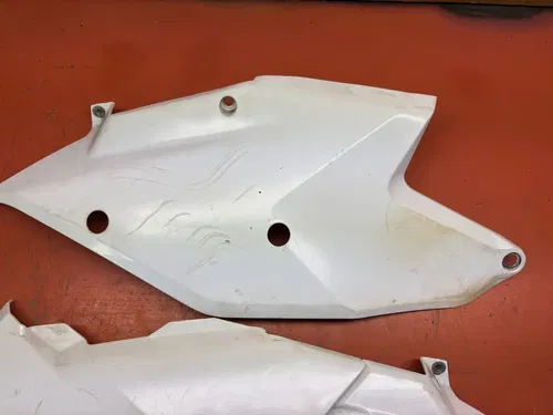 2018 KTM 350 XCF Side Number Panels White  2016-2019