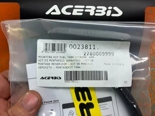 Acerbis Gas Fuel Tank Install Kit 250 350 450 500 For Stock Tank too  2012-2016