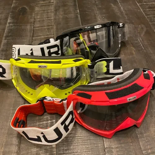 6 - Blur Goggles with Tear-offs and Lenses