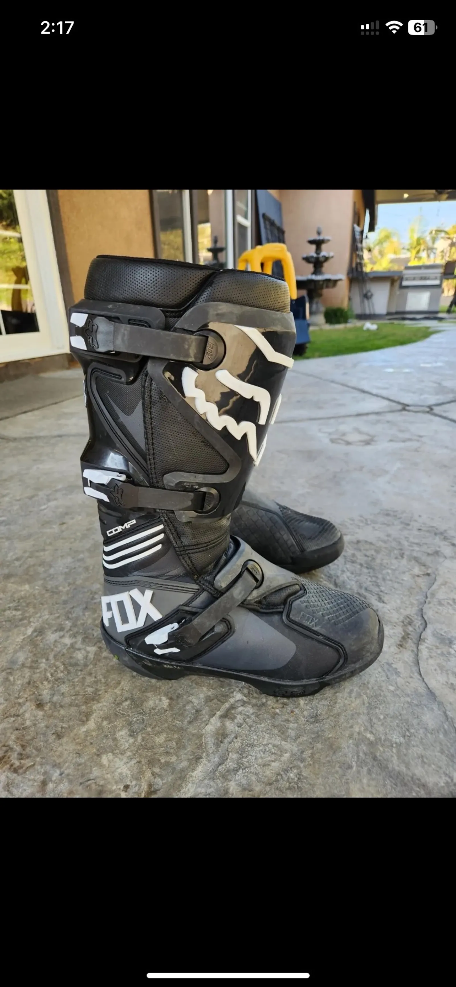 FoX Racing Comp Boots Size 11