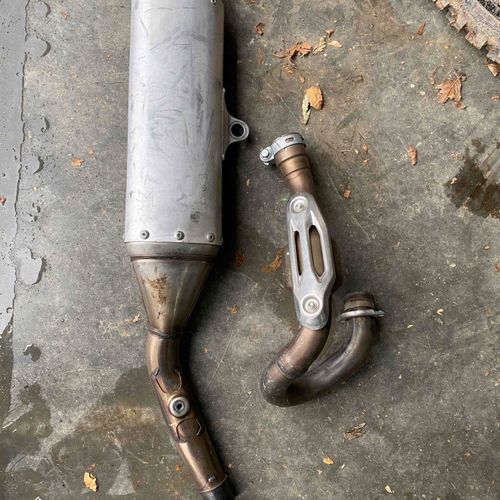 2007 kx450f exhaust clearance