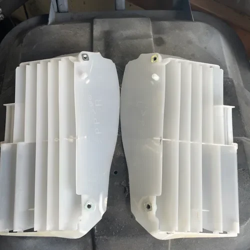 Radiator Plastic Panels With Twin Air Radiator Sleeves. 